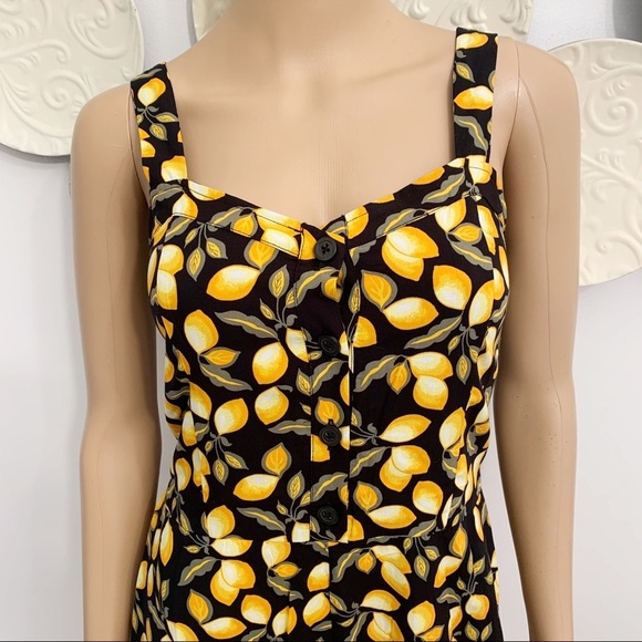 Ann Taylor Loft Lemons Jumpsuit NWT Small/Petite - Picture 2 of 8